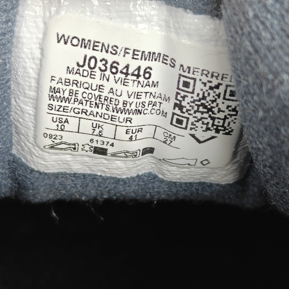 Merrell Moab 2 Vent Women's 10 Granite Hiking Outdoors Trails Vibram Ventilator - Picture 7 of 7